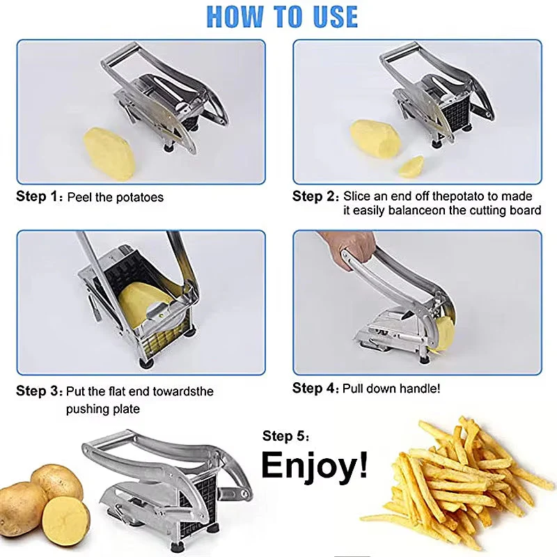 Stainless Steel Potato Chips Cutter - Image 4