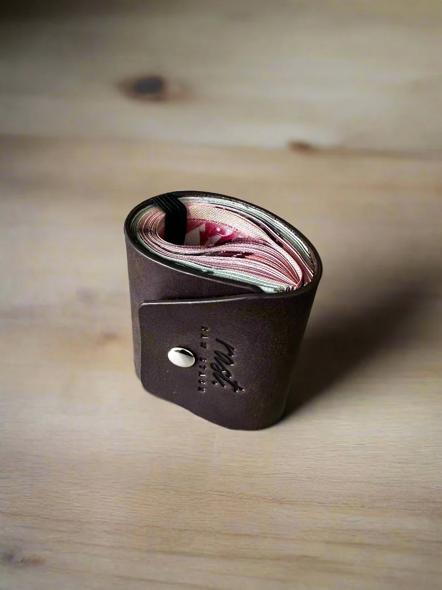 Luxury Cash Wrap Leather Organizer - Image 2