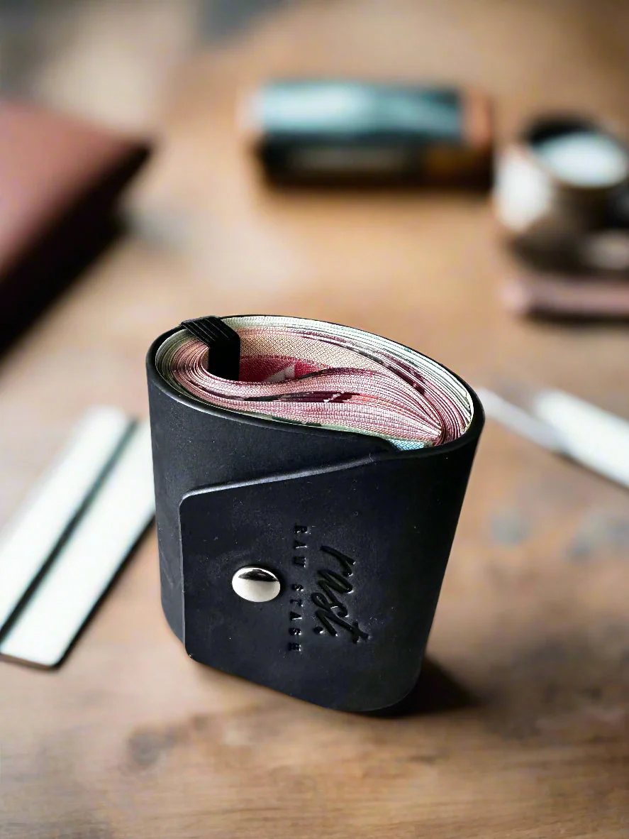 Luxury Cash Wrap Leather Organizer - Image 4
