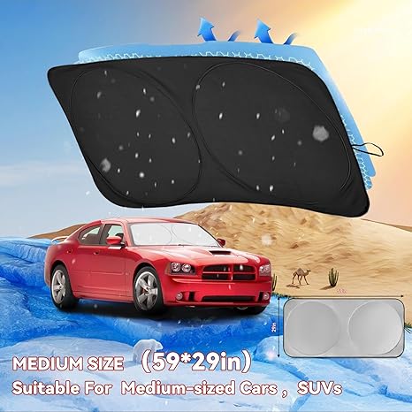 Sun protection Windshield curtain Interior - Image 3