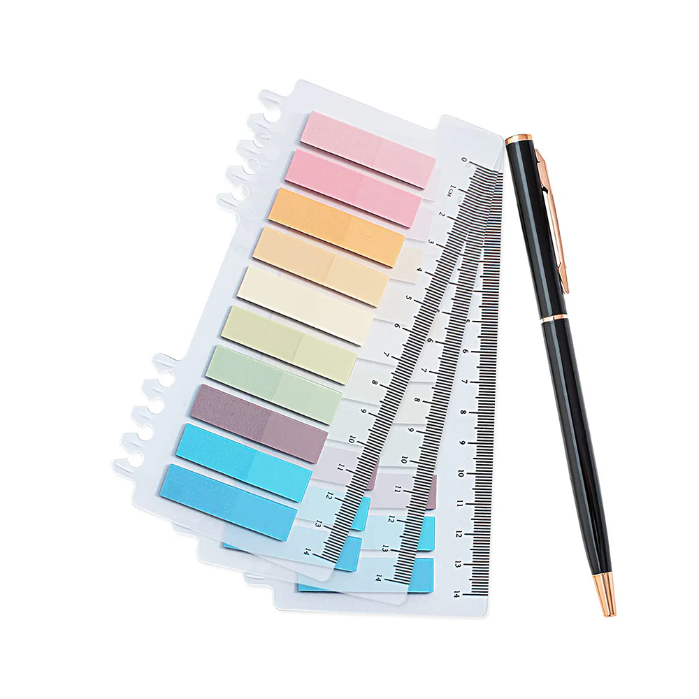 Tabs with Ruler Transparent Sticky Notes - Image 3