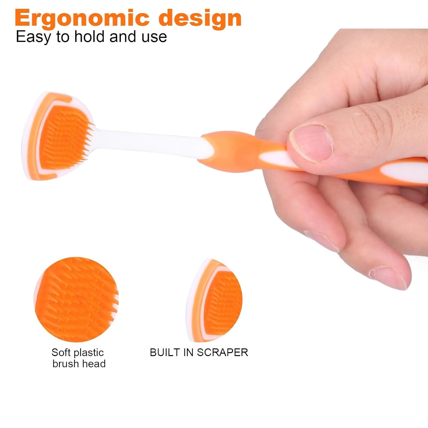 Tongue Cleaning Brush (PACK OF 2) - Image 2
