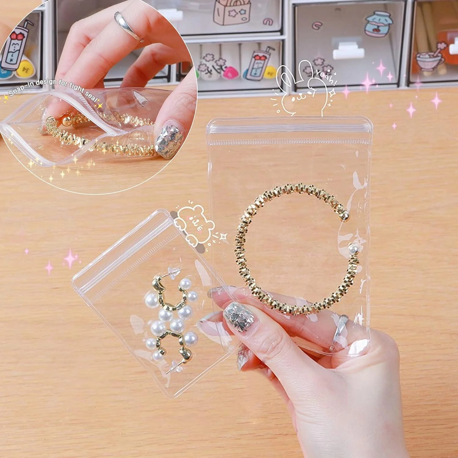 Transparent Jewelry Storage Book - Image 4