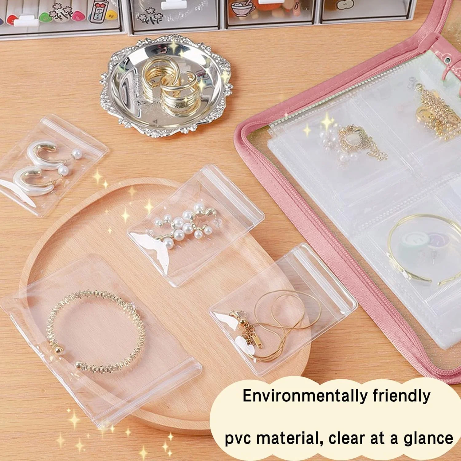 Transparent Jewelry Storage Book - Image 5