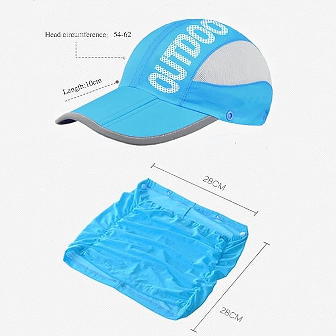 UNISEX SUN PROTECTION CAP MASK - Image 2