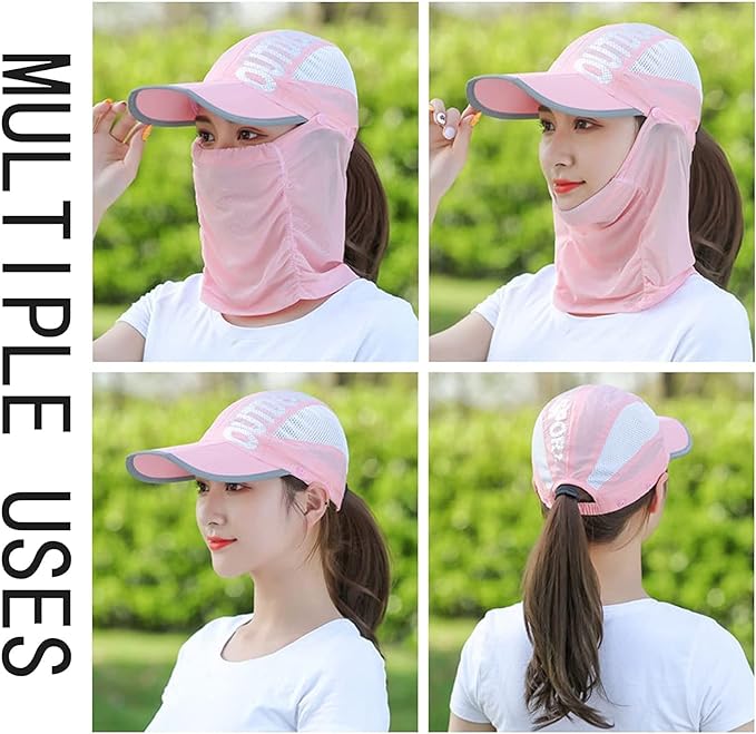 UNISEX SUN PROTECTION CAP MASK - Image 3