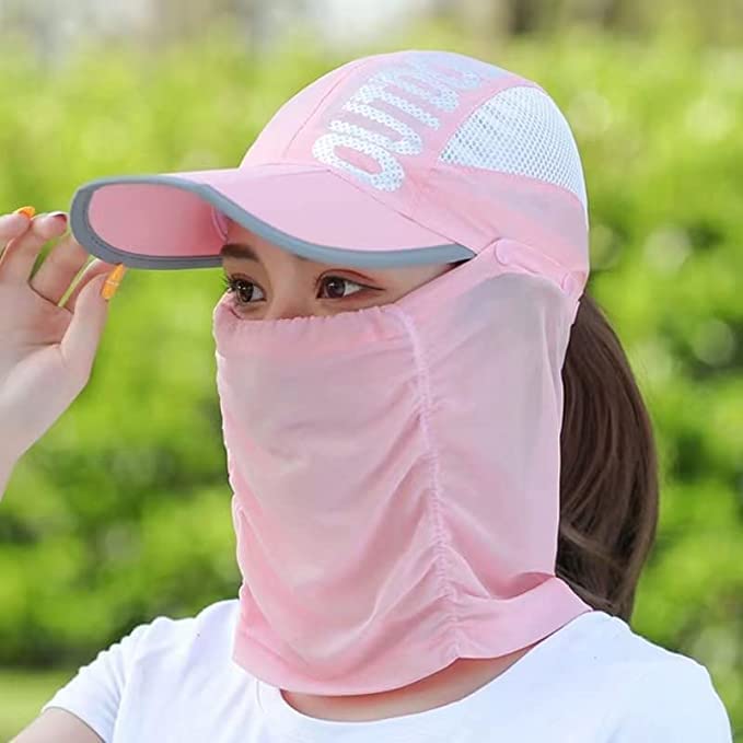 UNISEX SUN PROTECTION CAP MASK - Image 5