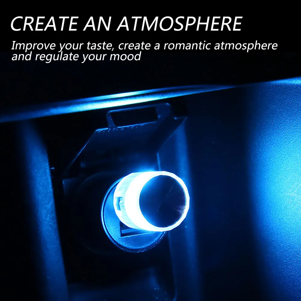 USB Car Interior Light (Pack of 4) - Image 2