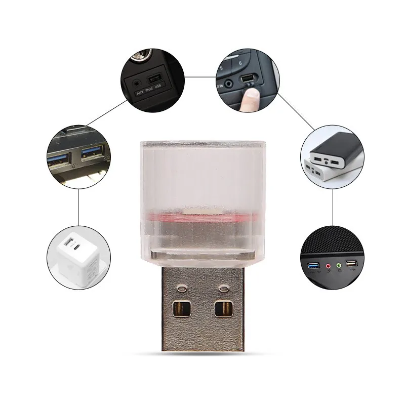 USB Car Interior Light (Pack of 4) - Image 4