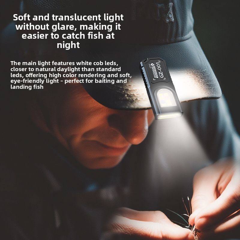 USB Rechargeable Keychain LED Flashlight - Image 3