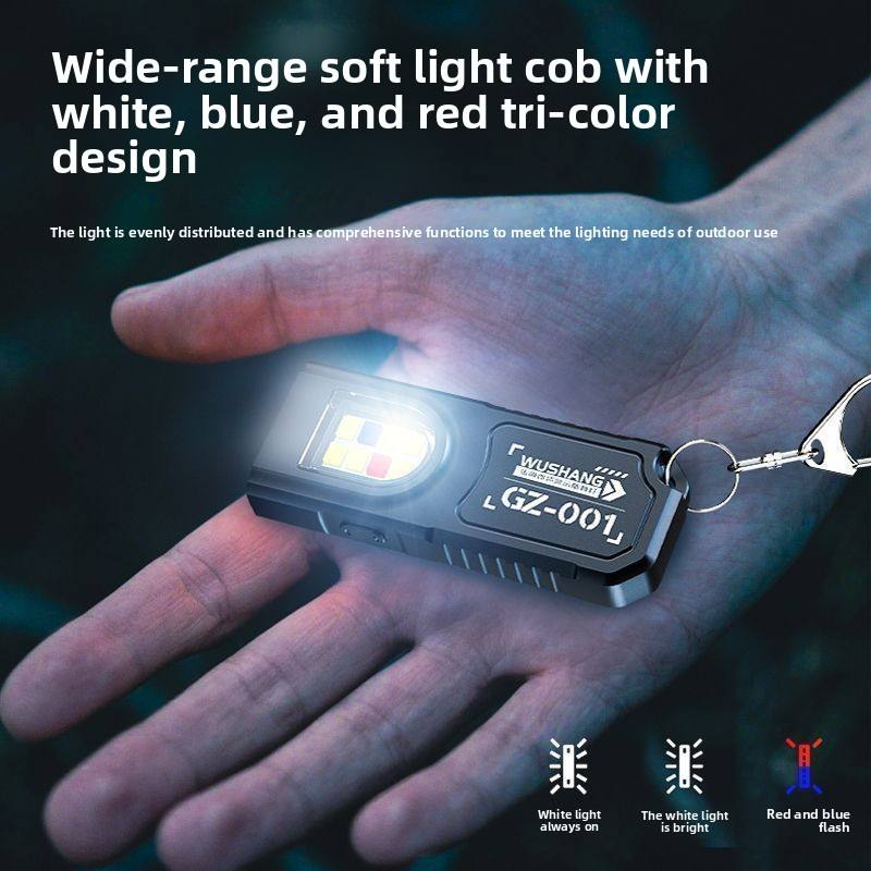 USB Rechargeable Keychain LED Flashlight - Image 4