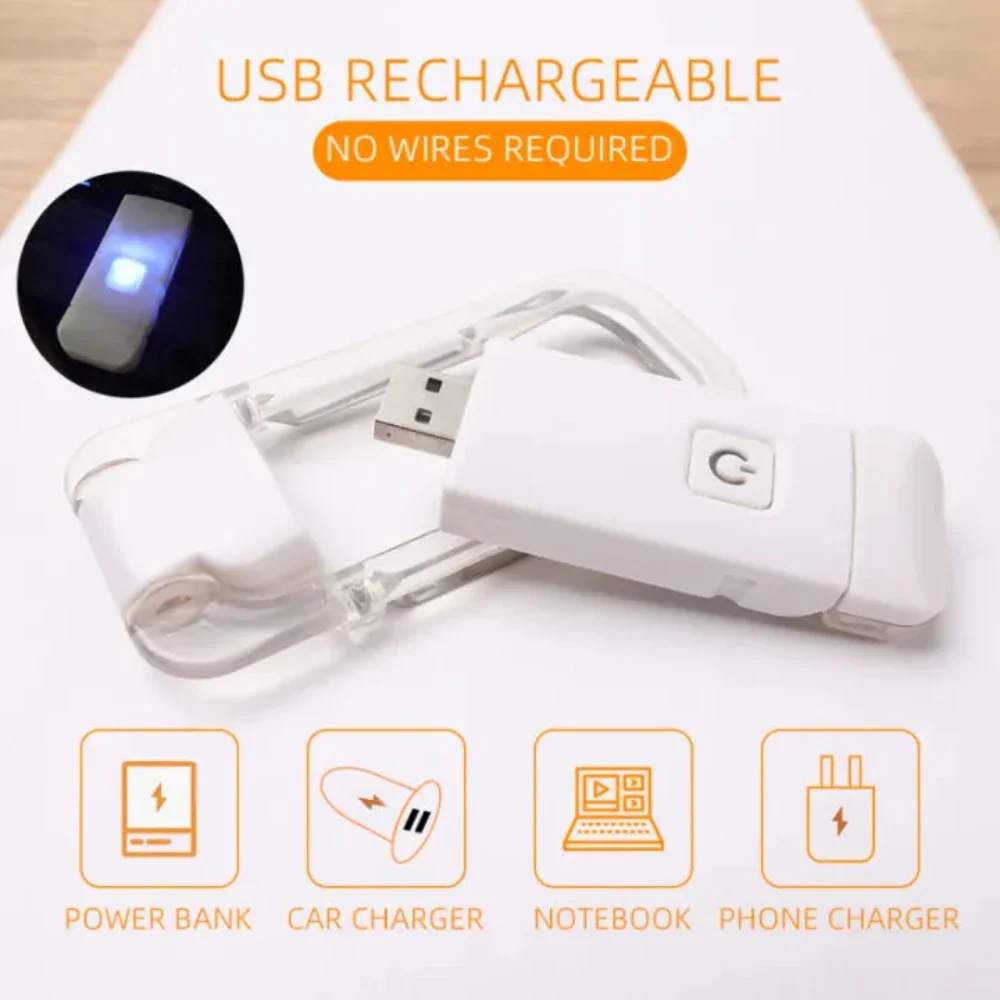 USB Rechargeable LED Book Reading Light - Image 4