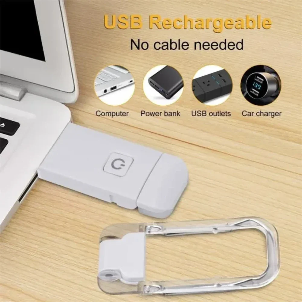 USB Rechargeable LED Book Reading Light - Image 5