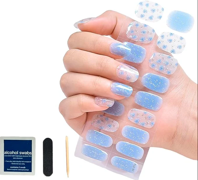 UV Gel Nail Stickers (Sheet of 20) - Image 7