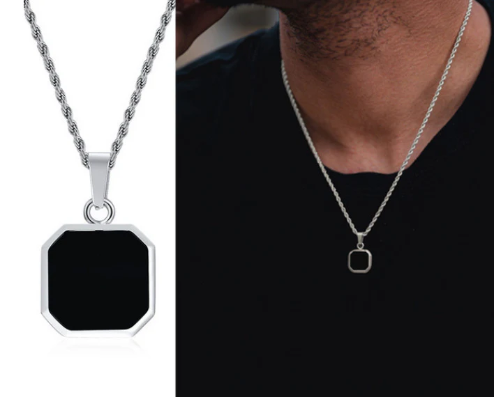 Vintage Fashion Cool Cuban Box Chain - Image 4