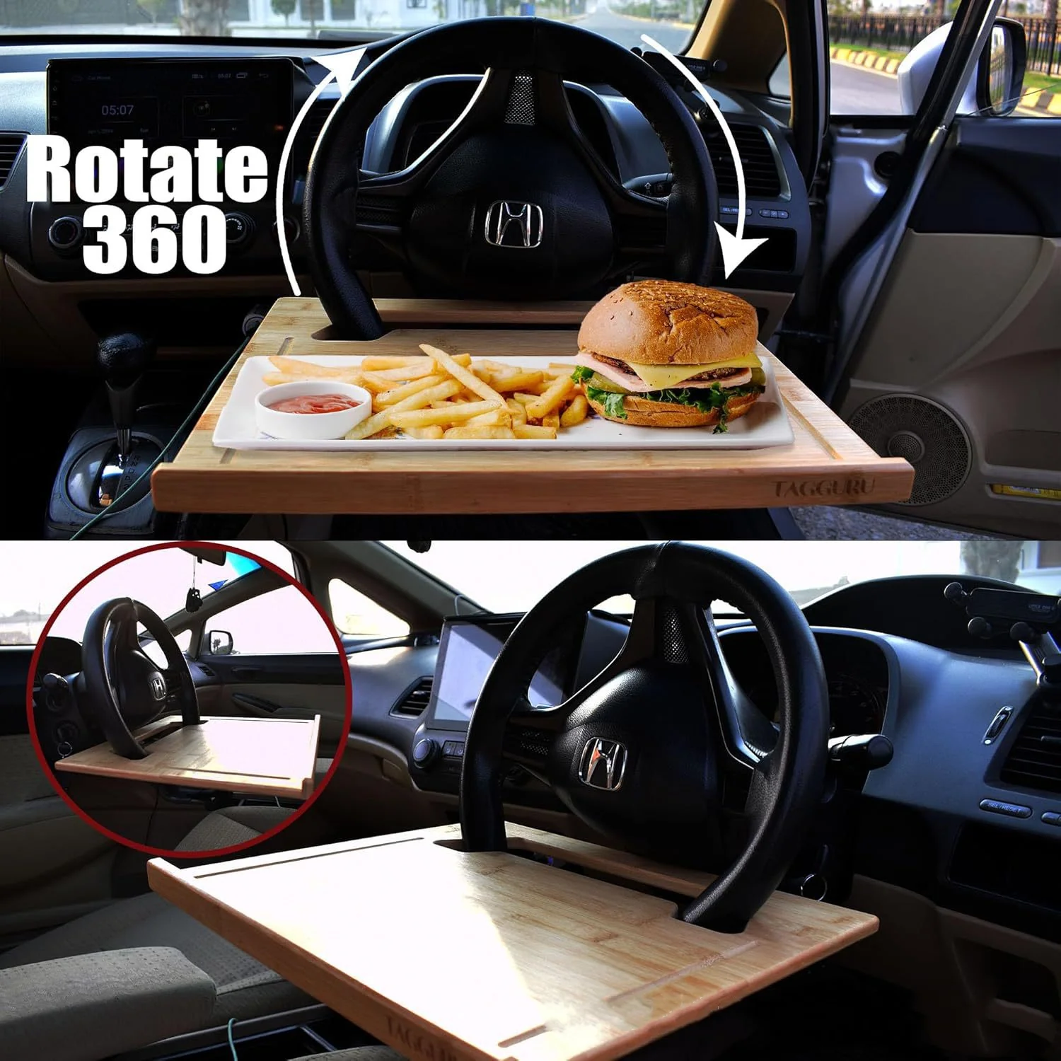 Wheel Desk Car Table - Image 3