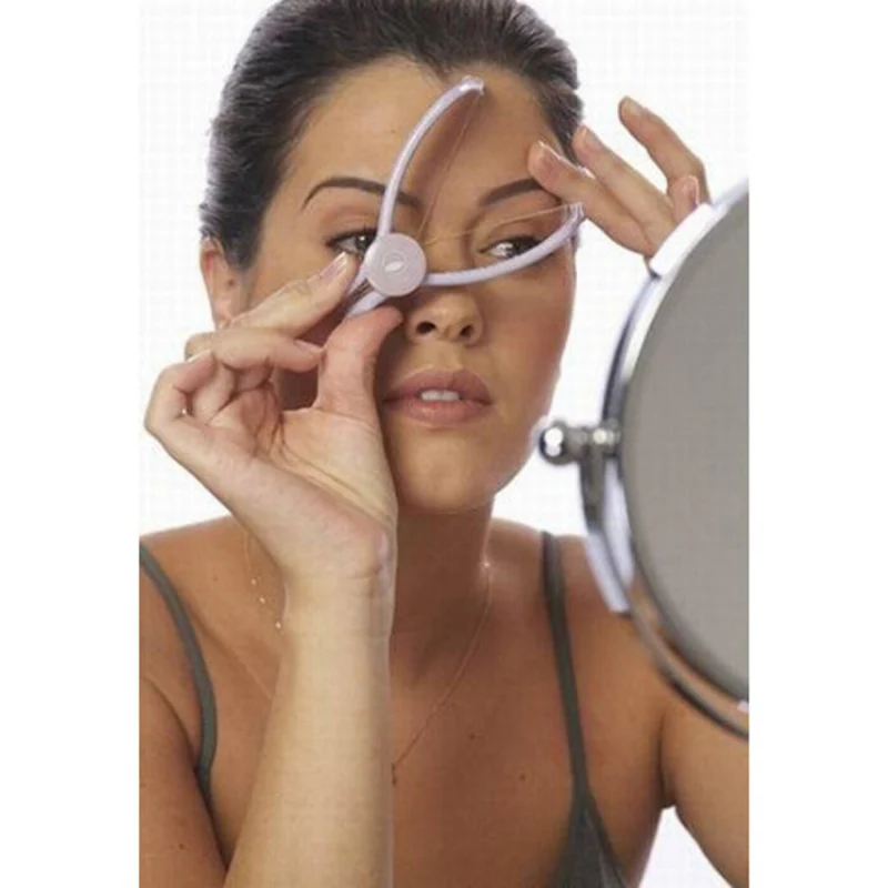 Women Hair Removal Epilator Mini Facial Hair Remover Spring Threading Face - Image 5