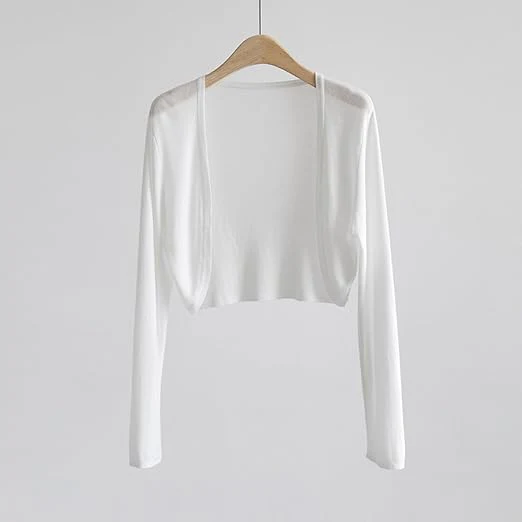 women's sunscreen ice silk knitted top - Image 7